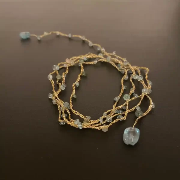 Collar Aguamarina